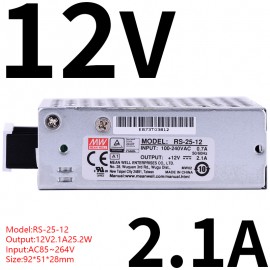 LED power supply MEANWELL RS-25-12