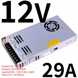 LED power supply MEANWELL LRS-350-12