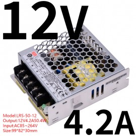 LED power supply MEANWELL LRS-50-12