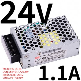 LED power supply MEANWELL RS-25-24
