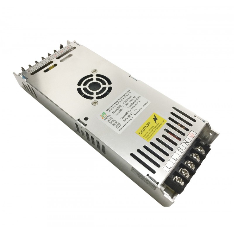 Alimentation Métal Dissipateur Thermique LED Power Supply, 60a 5v 200-240VAC 3.5AMax N300V5 (N300V5-A With Fan Module Puissance Métal Dissipateur Thermique Alimentation Métal Dissipateur Thermique LED Power Supply, 60a 5v 200-240VAC 3.5AMax N300V5 (N300V5-A With Fan Module Puissance Métal Dissipateur Thermique