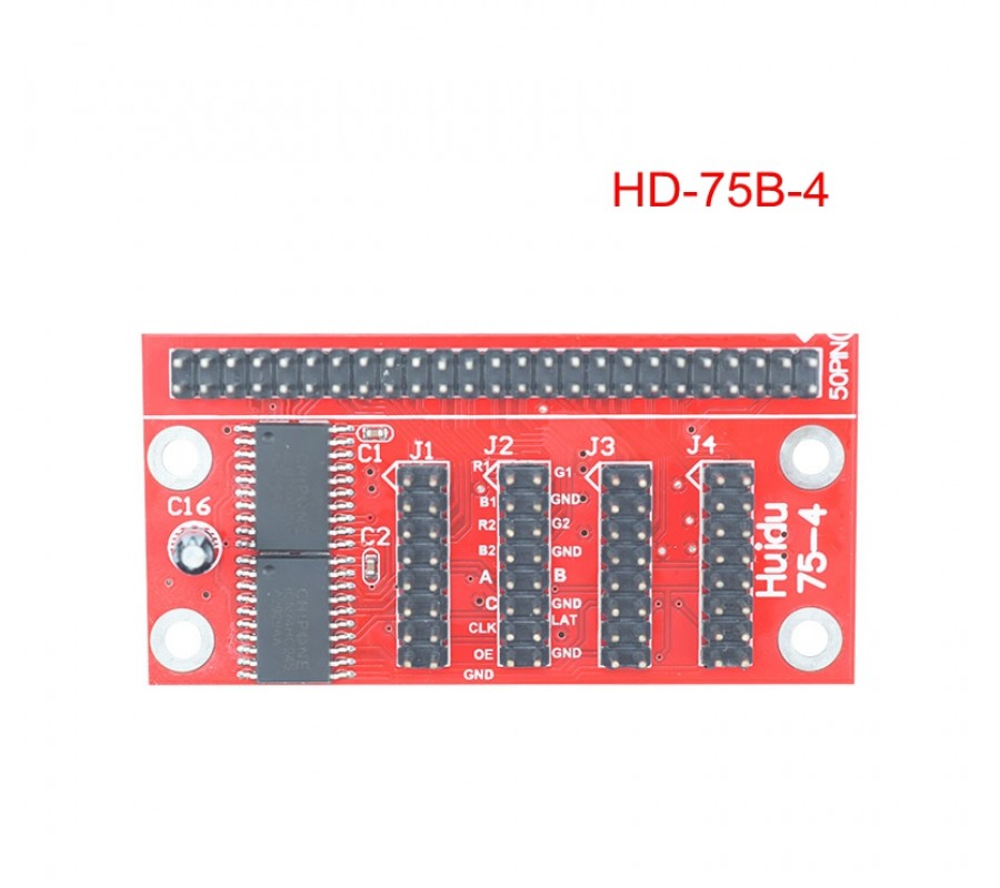 HuiDu HUB75B-4 Full Color HUB Card For HD-D30 HD-D35