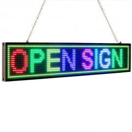 Indoor P5 Full color Programmable Scrolling Message Board LED sign