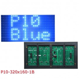 Outdoor P10 LED module 320*160mm SMD Single blue color