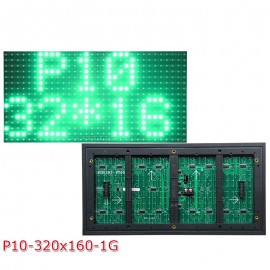 Outdoor P10 LED module 320*160mm SMD Single green color