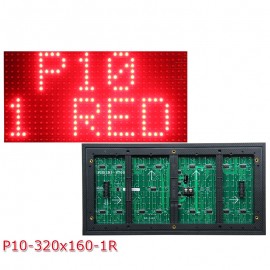Outdoor P10 LED module 320*160mm SMD Single RED color