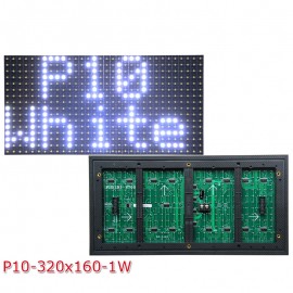 Outdoor P10 LED module 320*160mm SMD Single white color