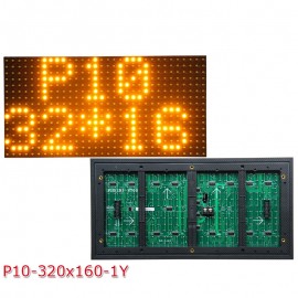 Outdoor P10 LED module 320*160mm SMD Single yellow color