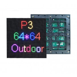 outdoor P3 LED module 192*192mm 64*64 pixel 16s