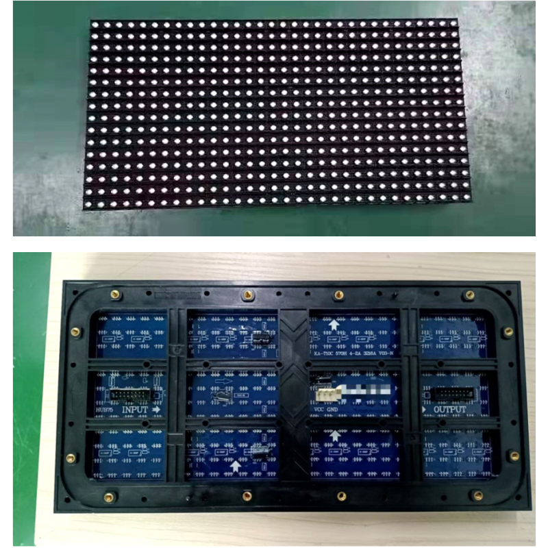Outdoor P10 LED module 320*160mm DIP 3 in 1 full color led board 8000 nits brightness